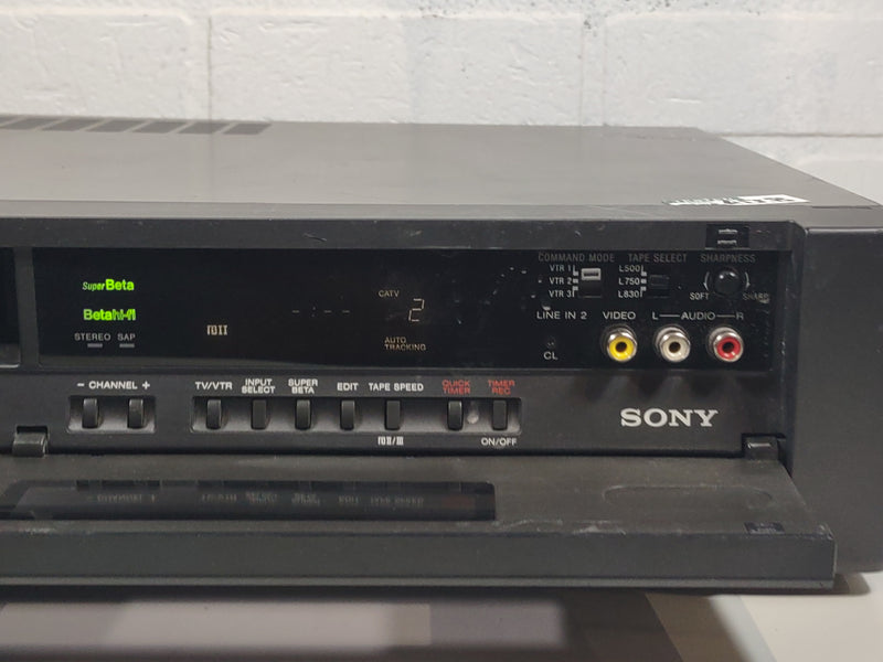 Lecteur enregistreur stéréo HiFi Sony SL-HF2000 Super Beta Betamax VCR Deck