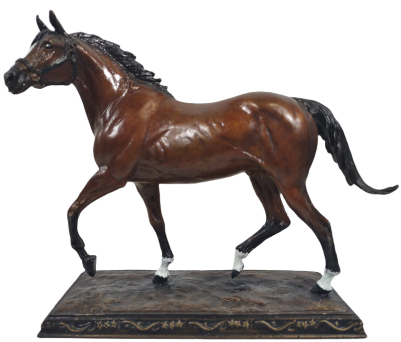 Beau cheval en bronze, prêt pour la gloire par le Dr Robert Taylor, 1992, Franklin Mint