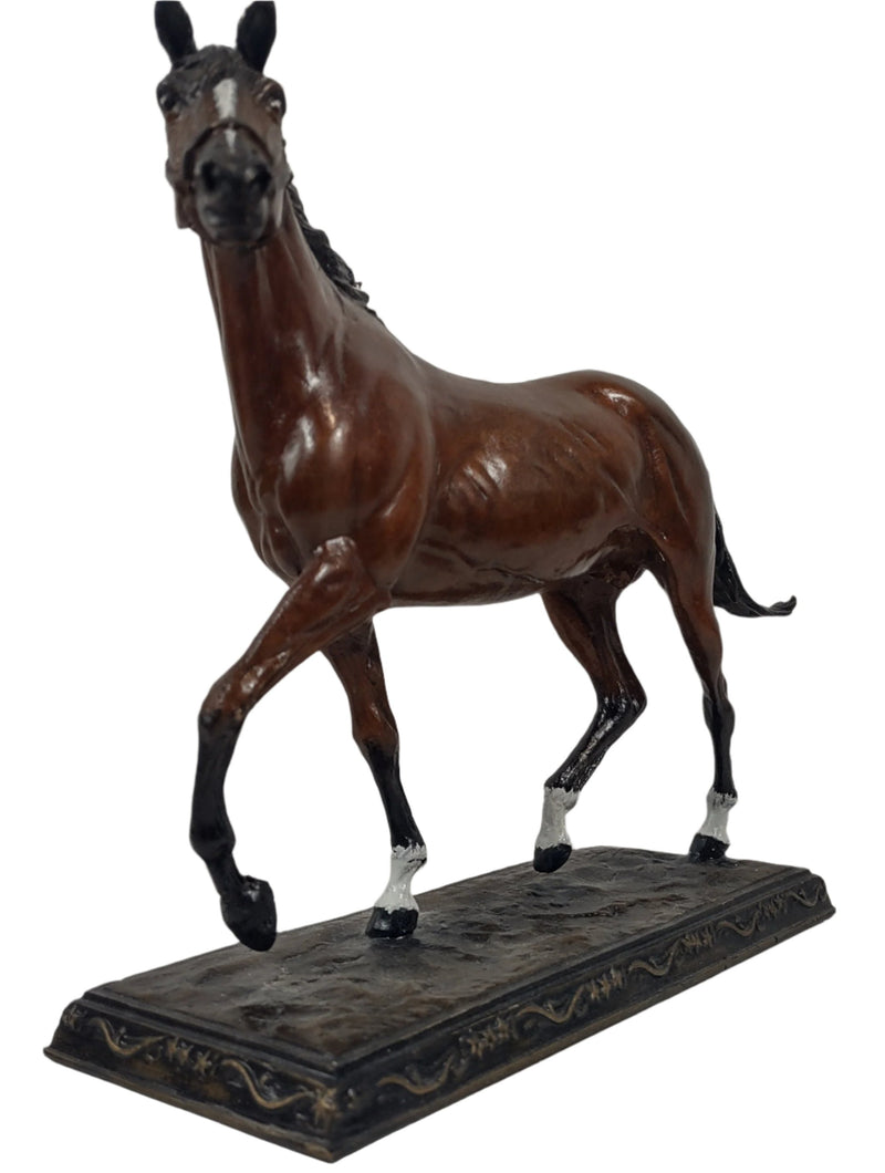 Beau cheval en bronze, prêt pour la gloire par le Dr Robert Taylor, 1992, Franklin Mint