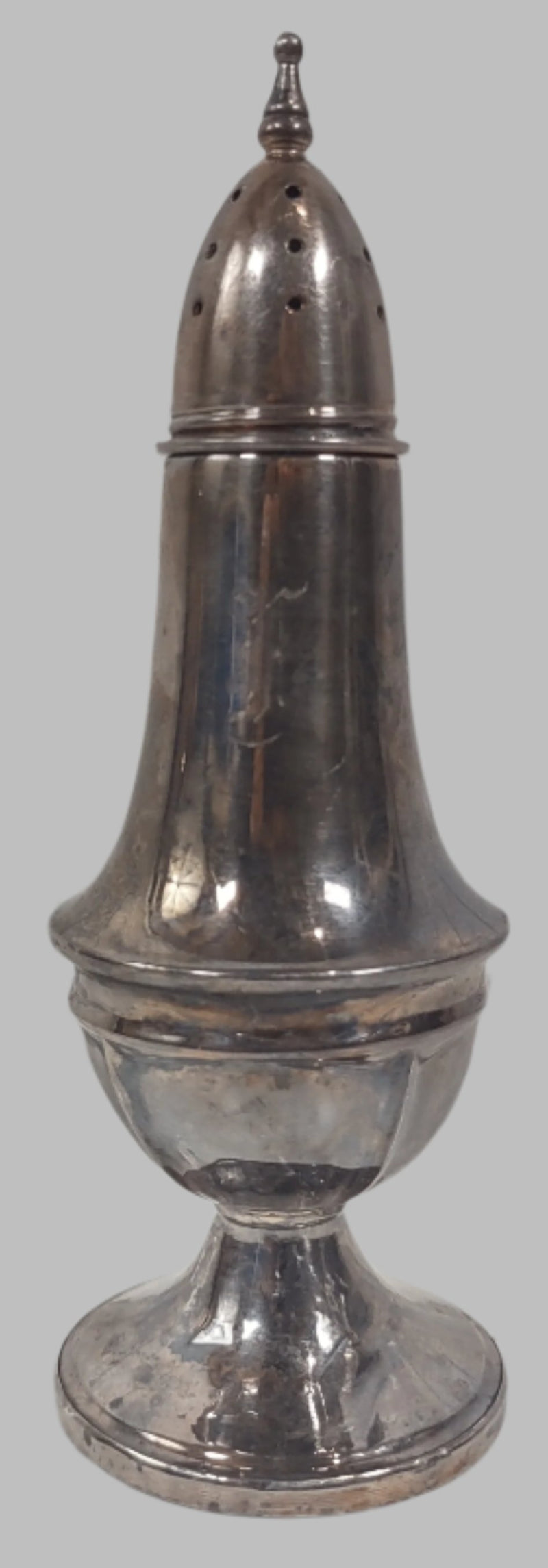 Wer Sterling Silver Pepper Shaker, Height: 5 in.