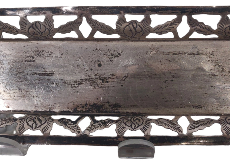 Mexico/Mexican Silver Tray, Rose Pattern