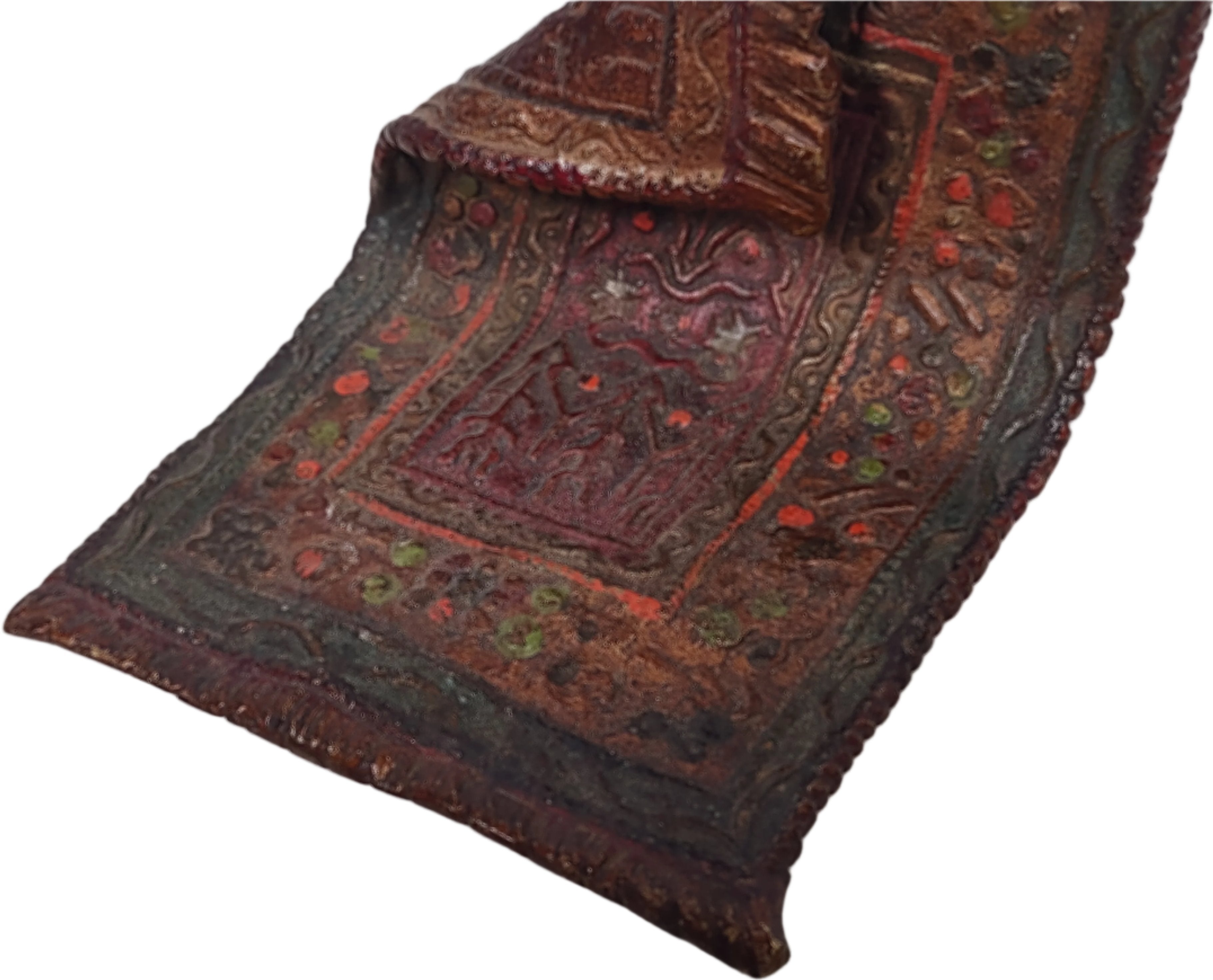 Orientalist Vienna Bronze Figurine – “The Rug Seller” (c.19th Century, Austria)