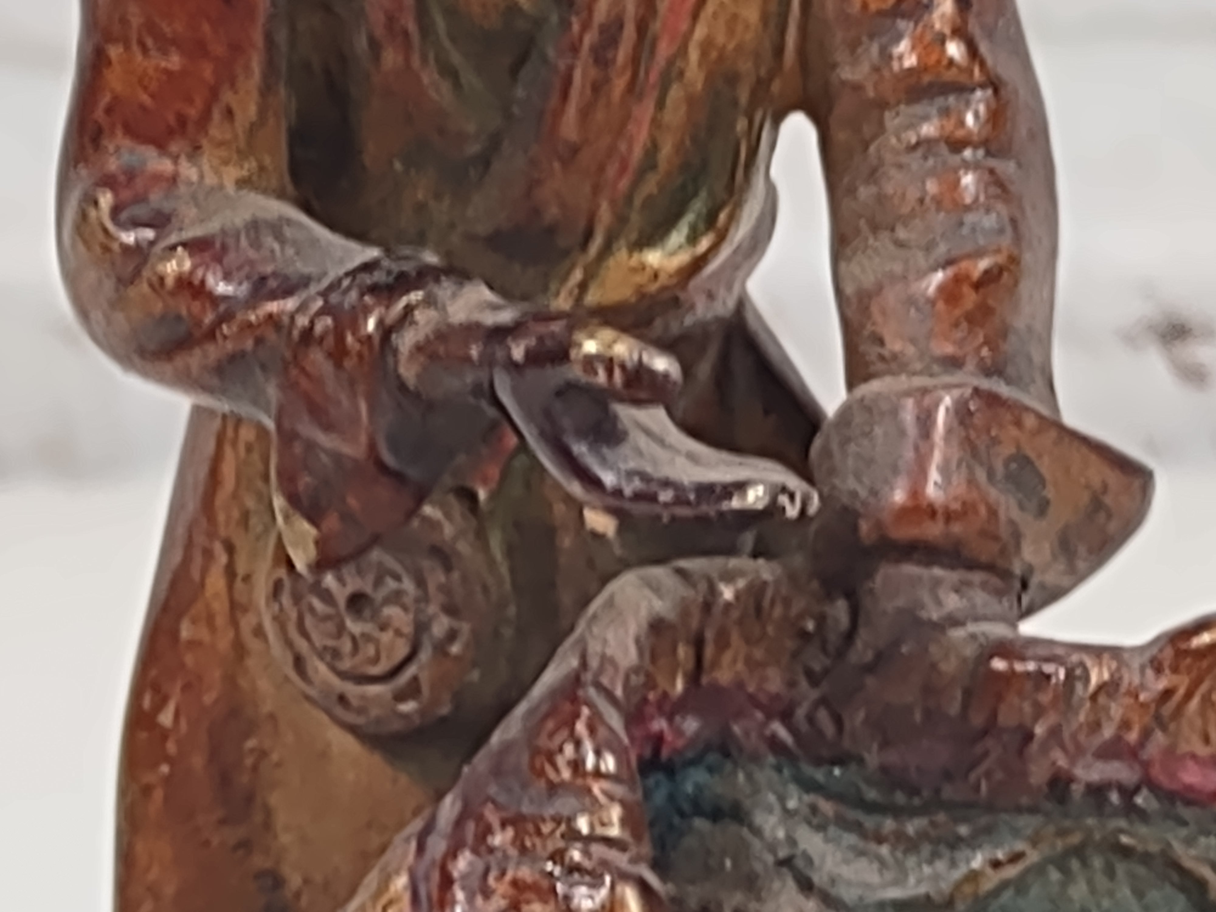 Orientalist Vienna Bronze Figurine – “The Rug Seller” (c.19th Century, Austria)