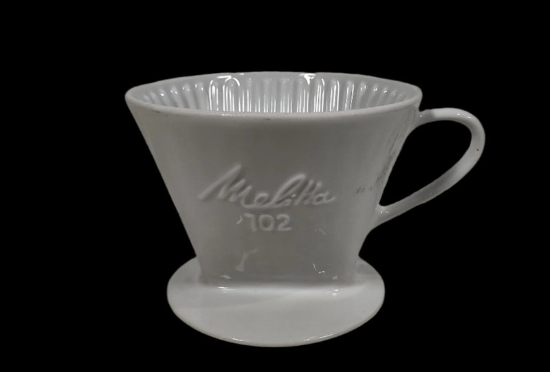 Vintage Melitta 102, Porcelain Coffee Filter, West Germany