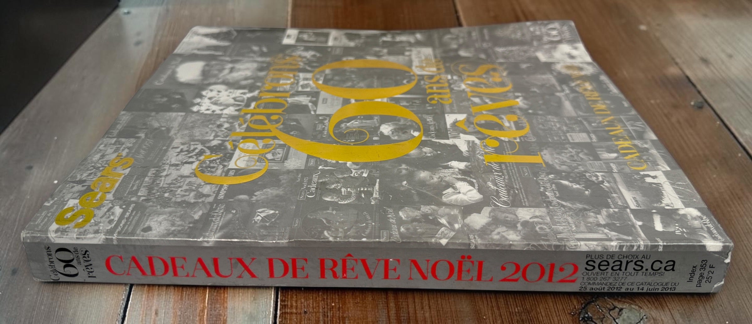 Livre des rêves de Noël 2012 de Sears Canada – 60e anniversaire français