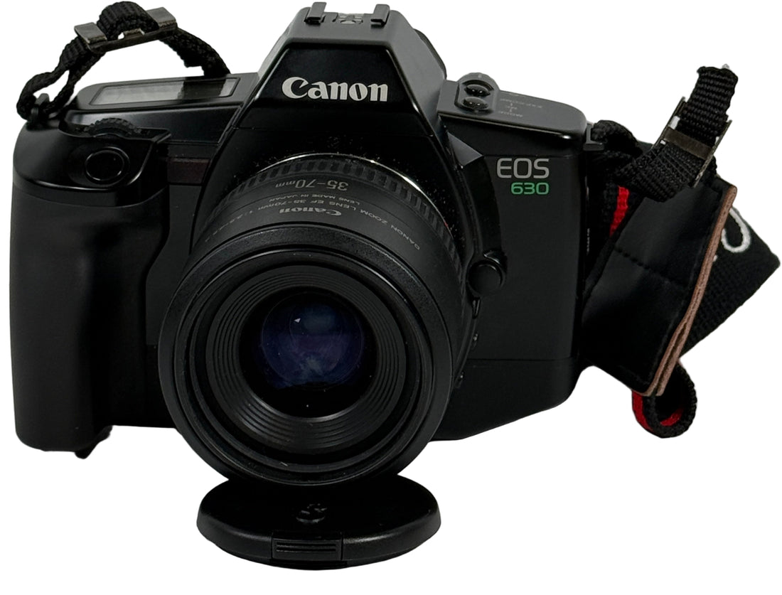 Canon EOS 630 35mm Film SLR Camera Kit – UNTESTED – W/ Lens, Bag, Strap & Accessories