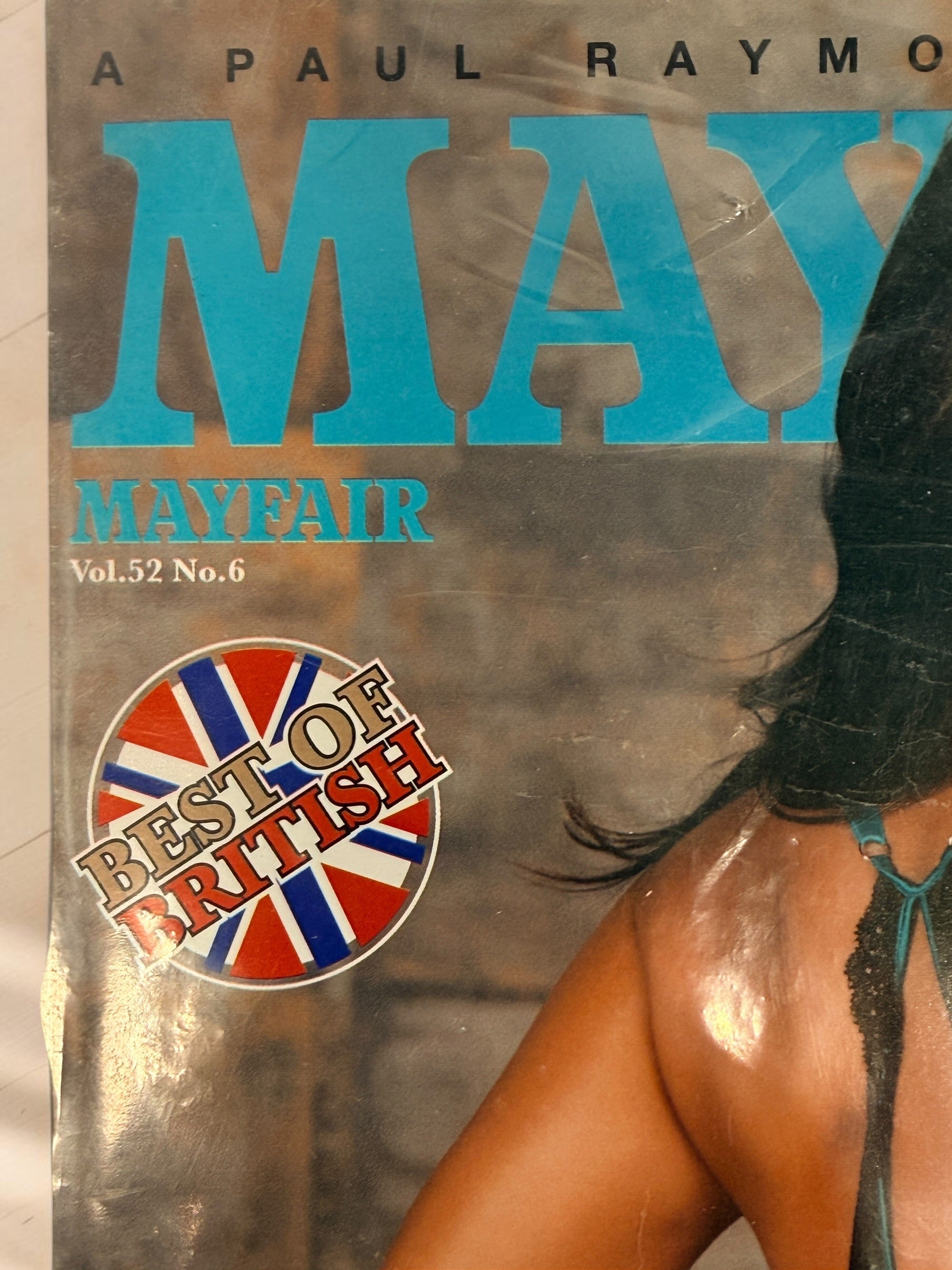 Mayfair Magazine Vol. 52 No. 6 by Paul Raymond Publications. Original sealed copy with Best of British cover, ideal for collectors of British magazines.