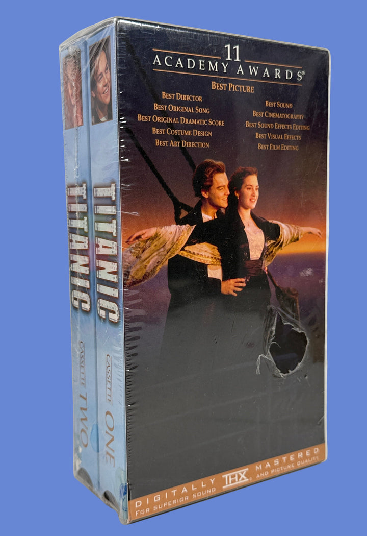 Titanic 1997 VHS 2-Tape Set – Sealed THX Mastered Edition