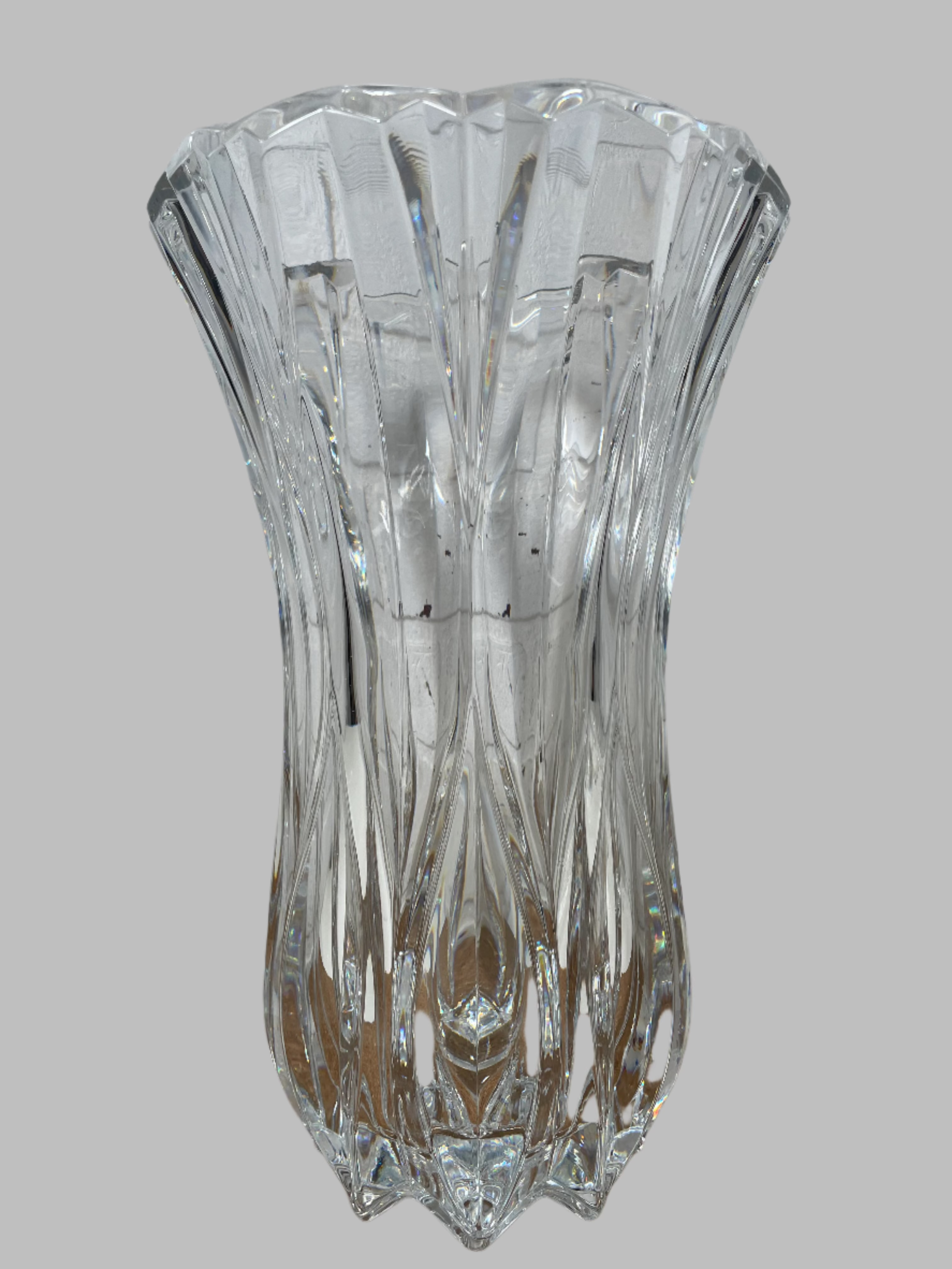 Mikasa Celebrations by Mikasa Blossom Lead Crystal Vase 12 in France, Heavy