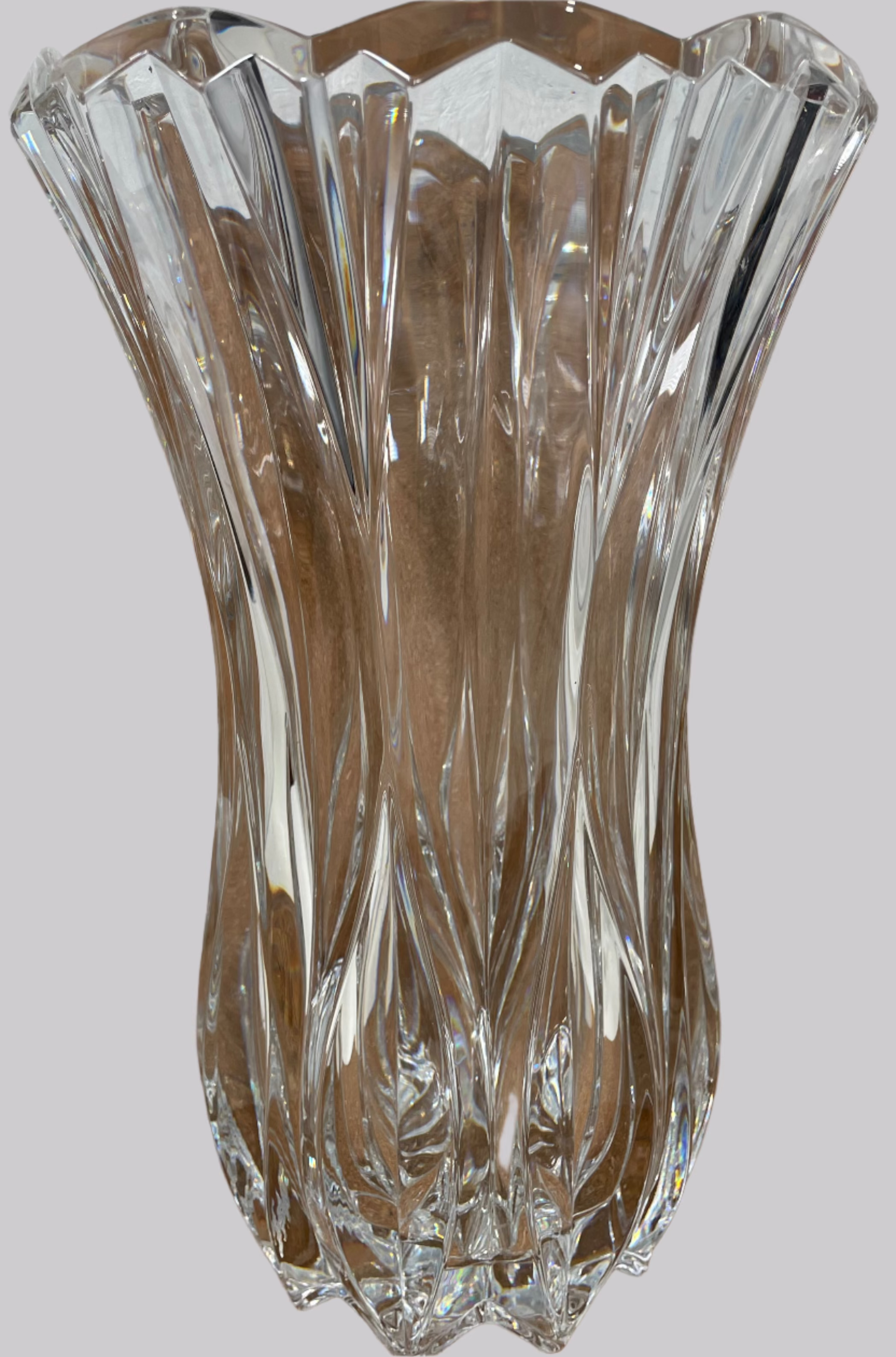 Mikasa Celebrations by Mikasa Blossom Lead Crystal Vase 12 in France, Heavy
