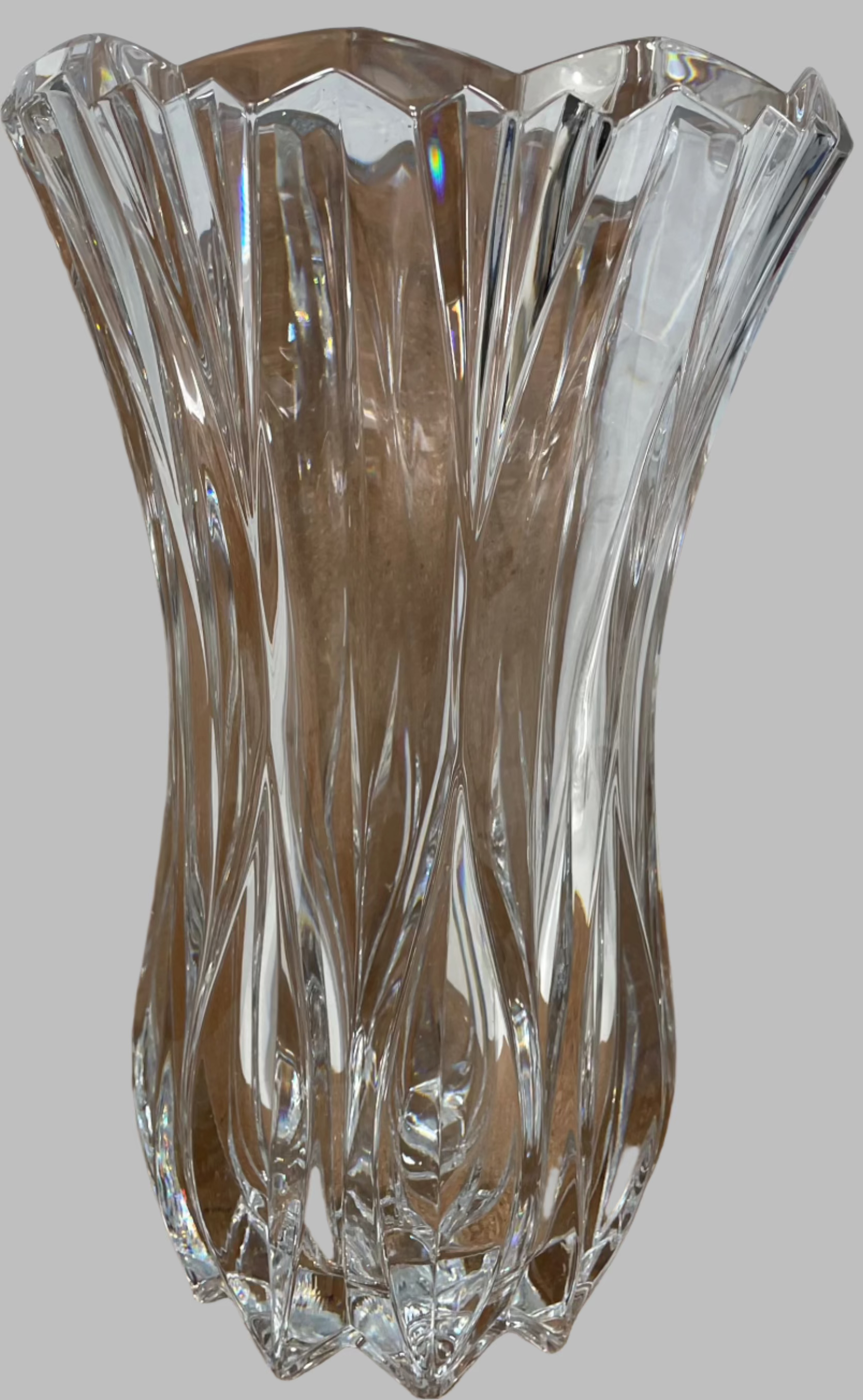 Mikasa Celebrations by Mikasa Blossom Lead Crystal Vase 12 in France, Heavy