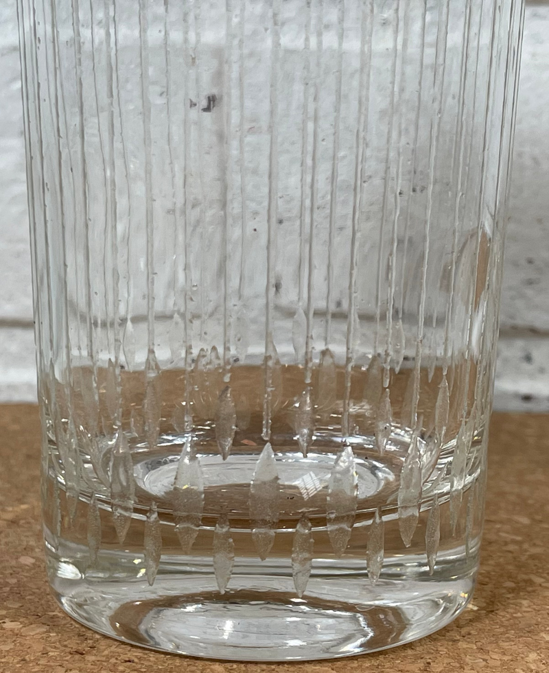 Ensemble de 4 verres Highball Culver Tyrol avec bordure dorée, à collectionner.