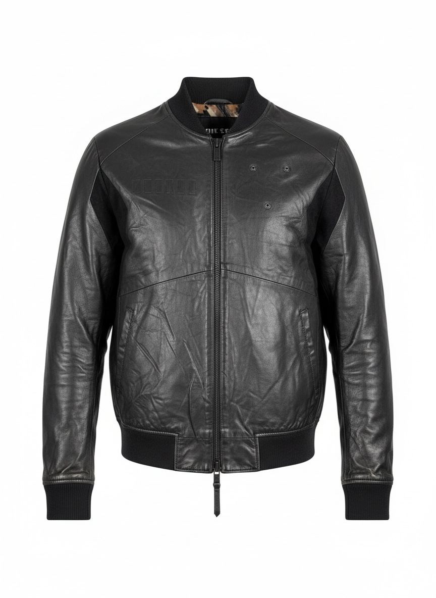 Musterbrand Star Wars TIE Pilot limited edition lamb leather jacket, size M, serialized #0033 with TIE Fighter artwork lining. Official licensed collectible.