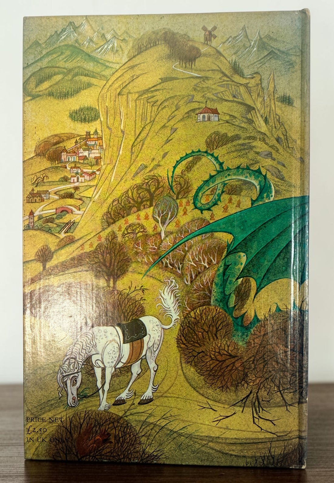 Discover Tolkien’s Farmer Giles of Ham, a 1976 illustrated hardcover with Pauline Baynes artwork. Vintage fantasy from George Allen &amp; Unwin.