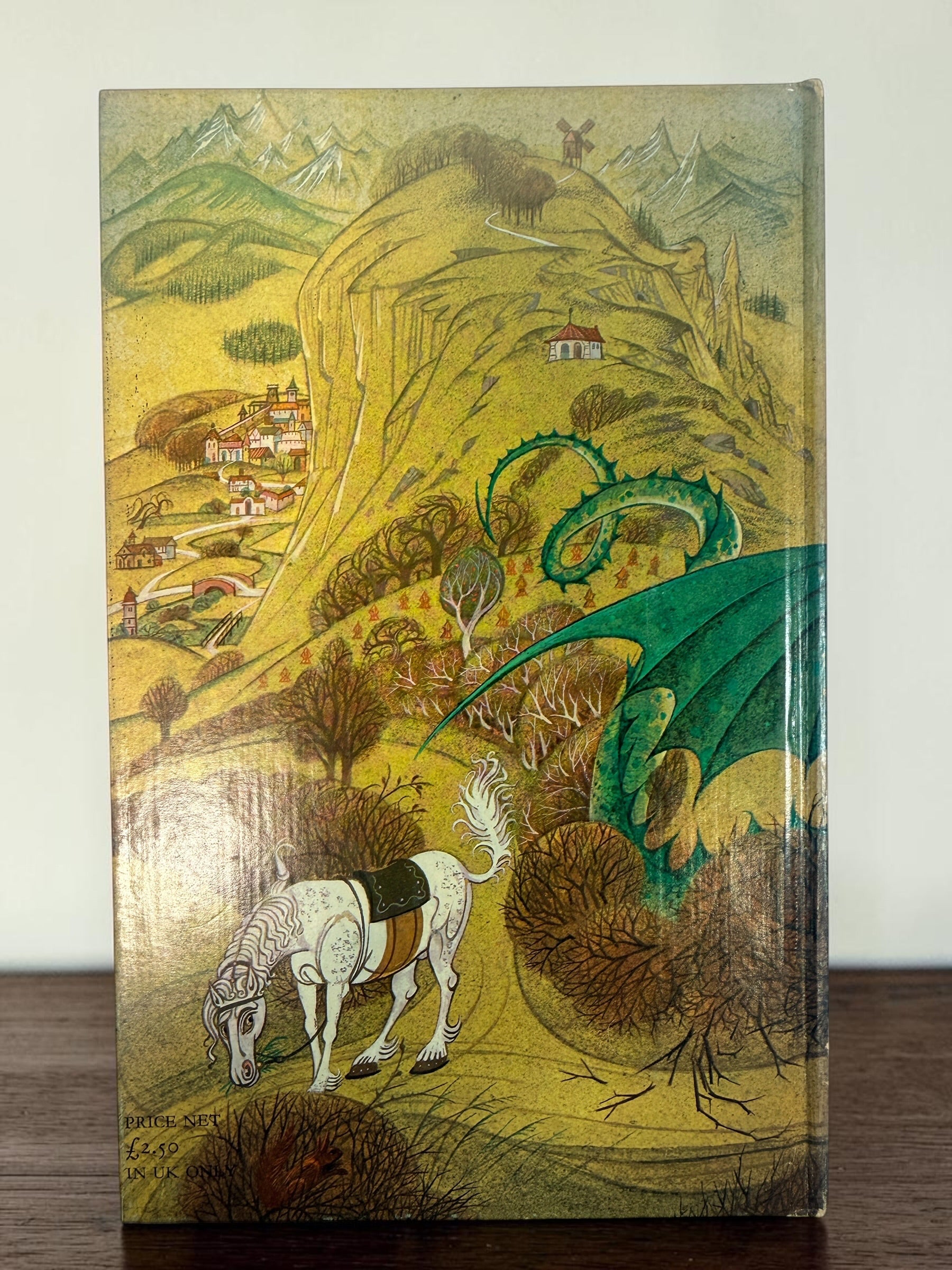 Discover Tolkien’s Farmer Giles of Ham, a 1976 illustrated hardcover with Pauline Baynes artwork. Vintage fantasy from George Allen &amp; Unwin.