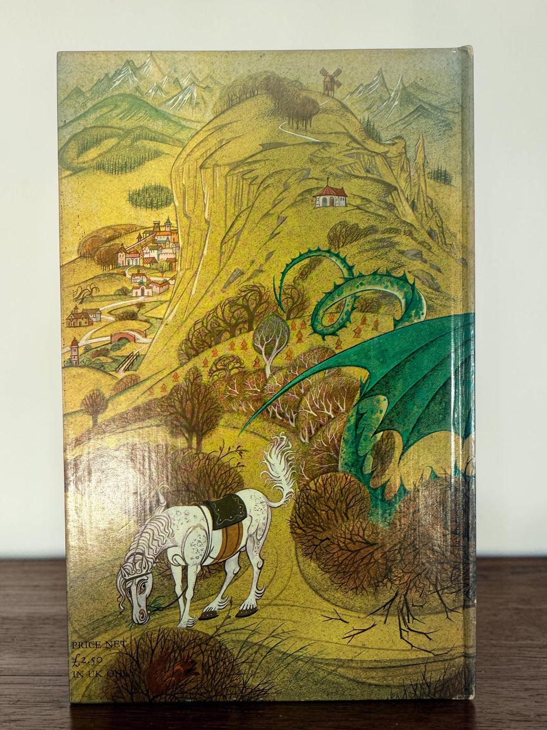 Discover Tolkien’s Farmer Giles of Ham, a 1976 illustrated hardcover with Pauline Baynes artwork. Vintage fantasy from George Allen &amp; Unwin.