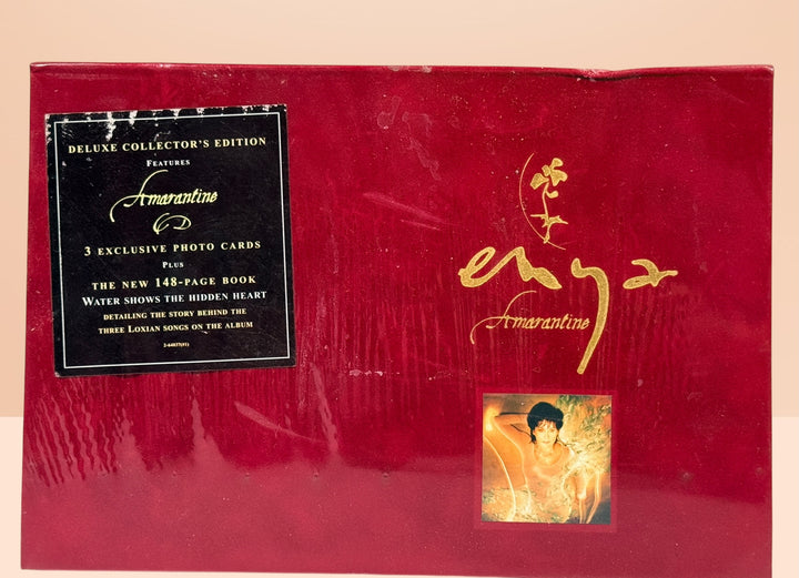 Sealed 2005 Enya Amarantine deluxe collector CD box set with book. Rare ambient Celtic music collectible in premium packaging for collectors.