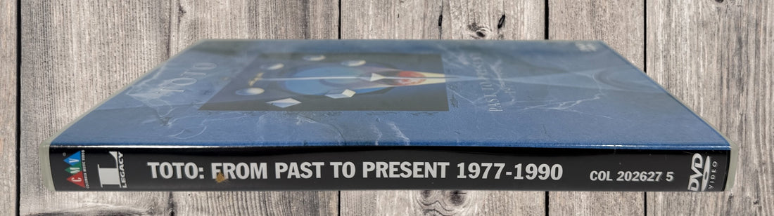 Toto From Past To Present 1977–1990 DVD PAL music video collection featuring Africa, Rosanna and Hold The Line. Official Sony Legacy release, good condition.