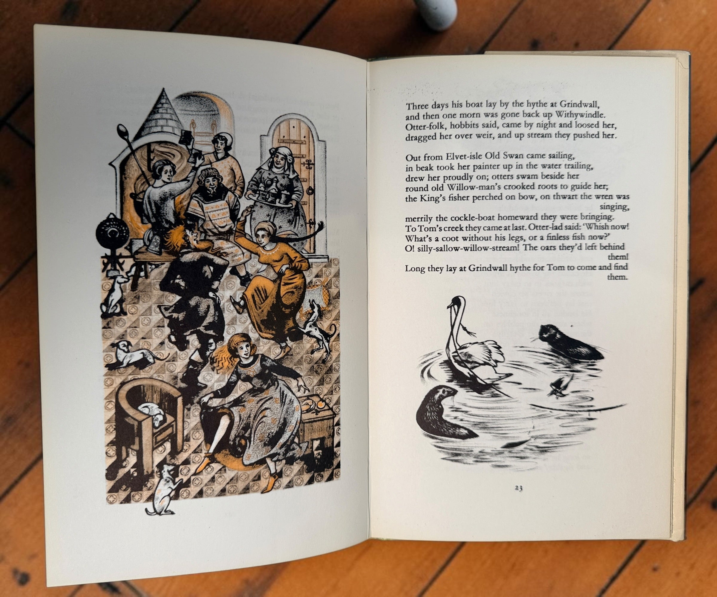 1975 J.R.R. Tolkien Adventures of Tom Bombadil, 9th impression, George Allen &amp; Unwin hardcover with original Pauline Baynes illustrated dust jacket.
