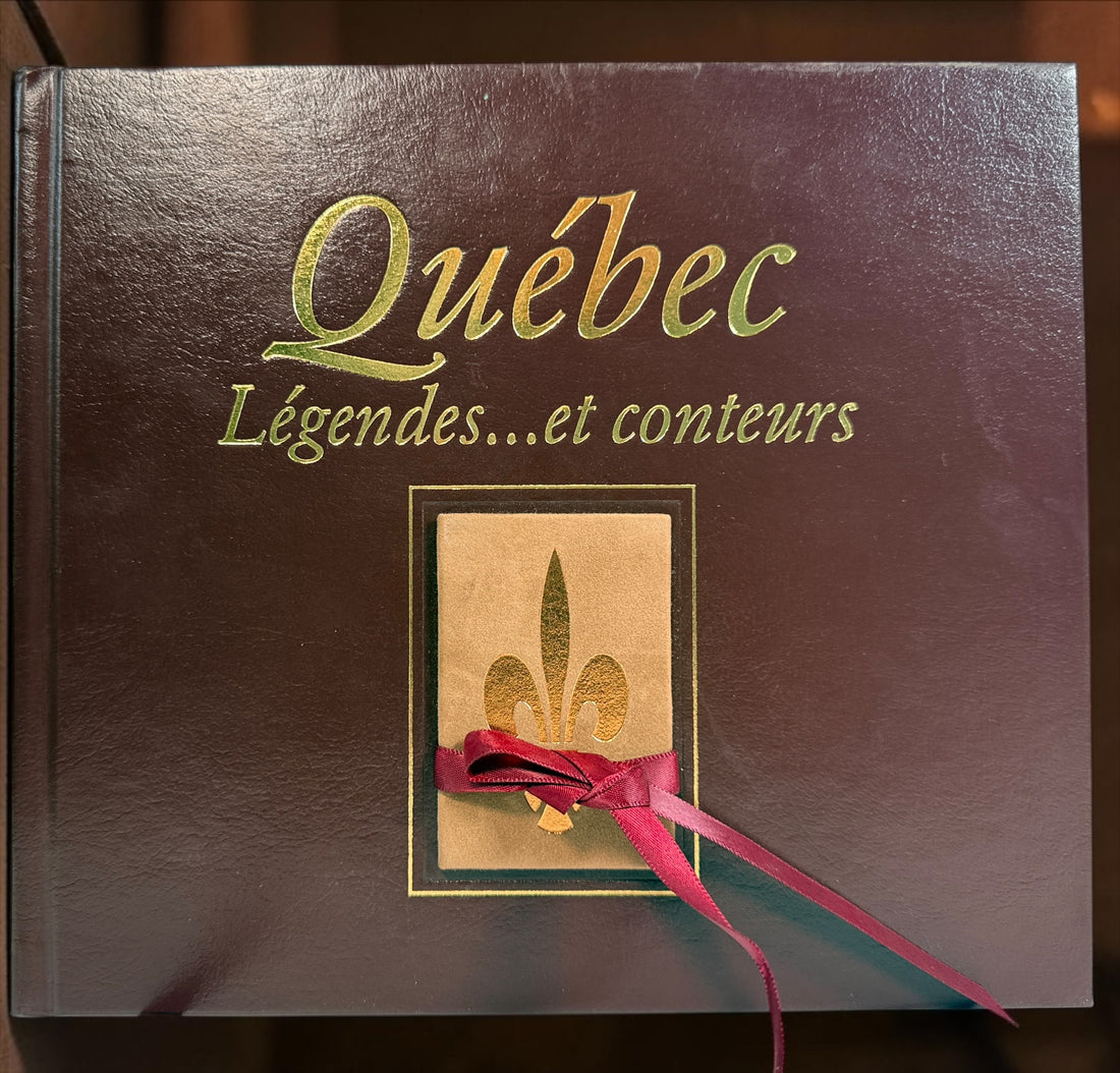 Québec Légendes et Conteurs 2007 illustrated French hardcover featuring Québec folklore, poetry, legends and artwork. Collectible Canadian book.