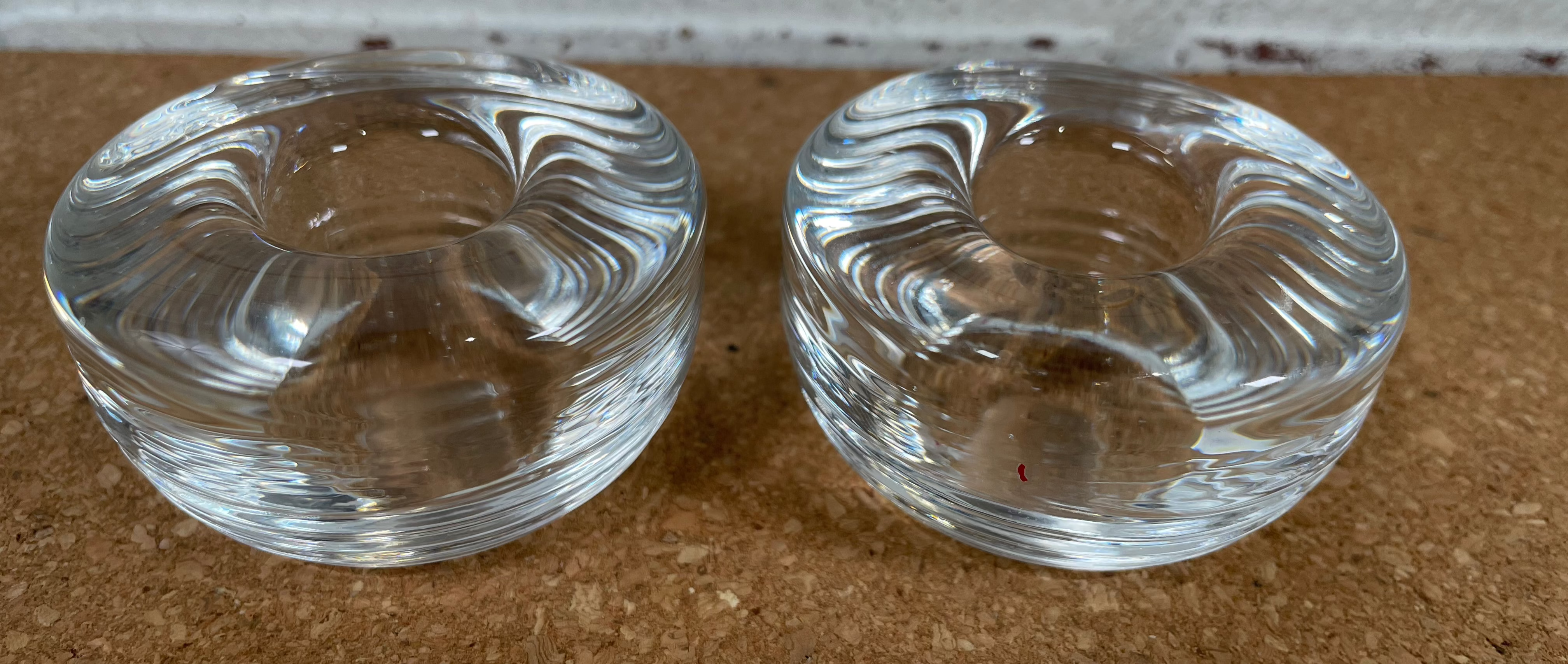 Iittala Finlande MAARU Design par Tappio Wirkkala Bougeoirs votifs vintage