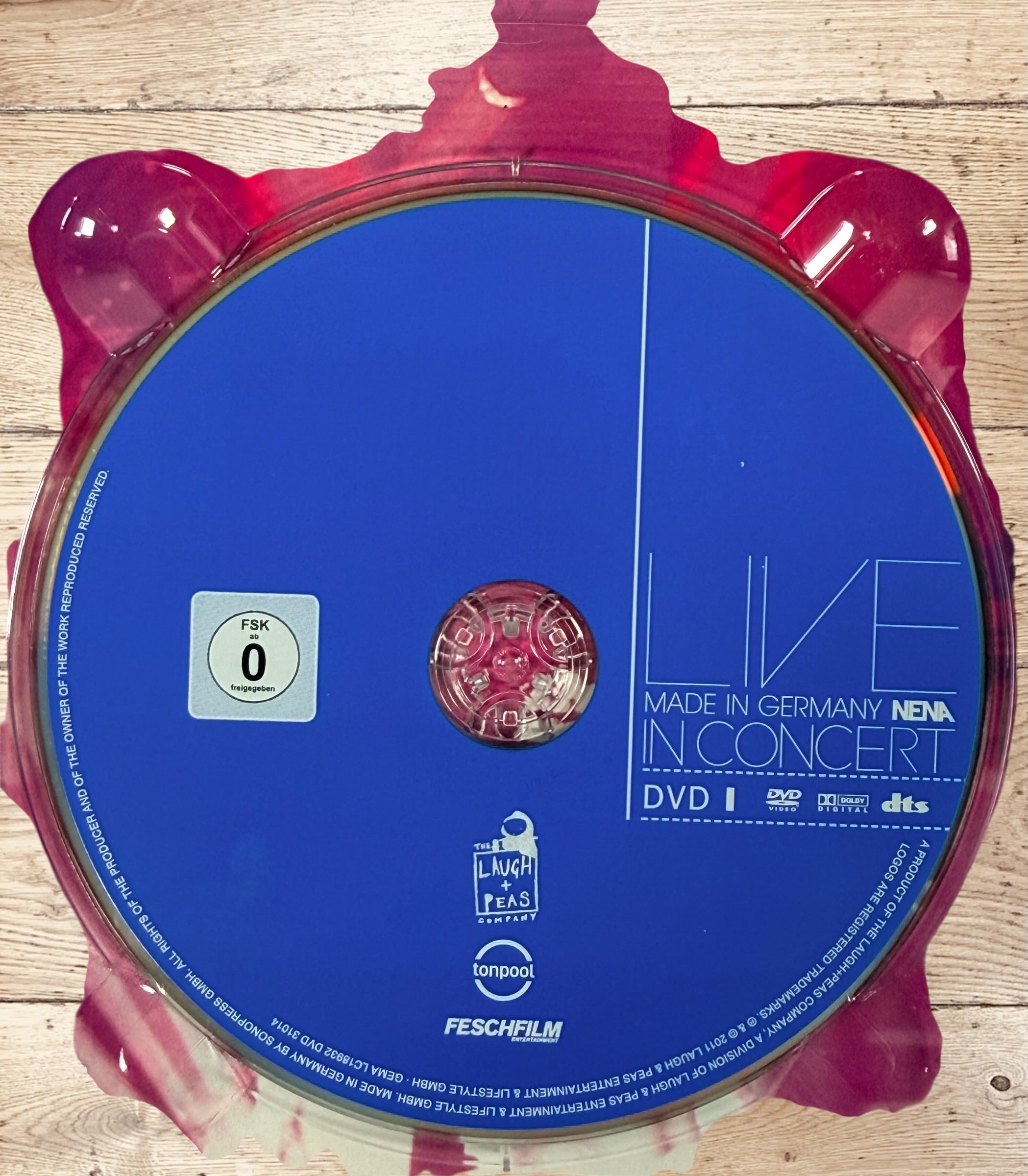 Nena Made In Germany Live Concert DVD Berlin 2010 German pop performance film with bonus content collectible music DVD in&nbsp; very good used condition.