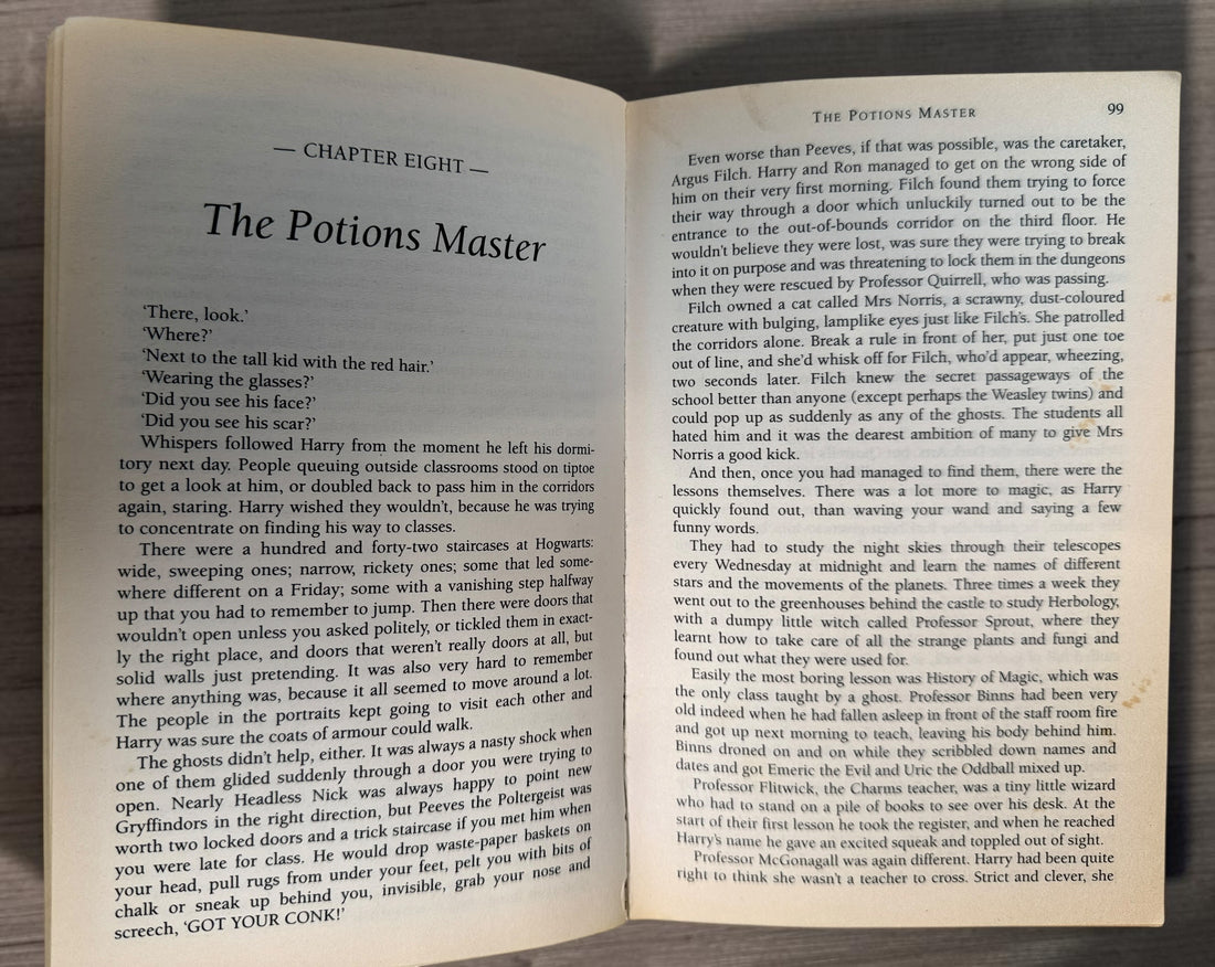 Harry Potter and the Philosopher’s Stone, Canadian third-printing paperback with Thomas Taylor cover art. Fair used condition. Shop Eco Depot Montreal.