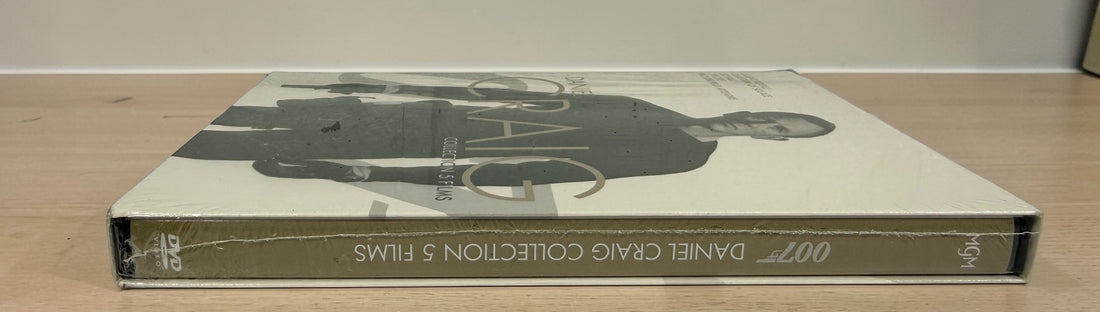 James Bond Daniel Craig Collection 5 film DVD set including Casino Royale, Skyfall and Spectre. Factory sealed 007 movie box set for collectors and fans.