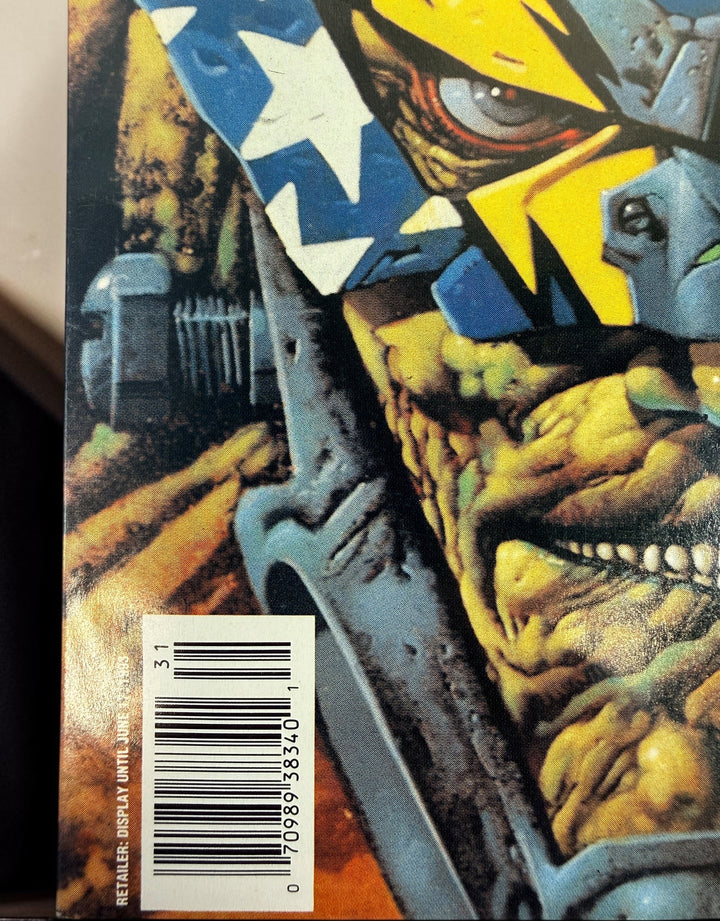 1993 Heavy Metal War Machine Vol. 7 #1 special featuring Simon Bisley cover art, Rogue Trooper and Max Carnage. Vintage sci-fi comic collectible.