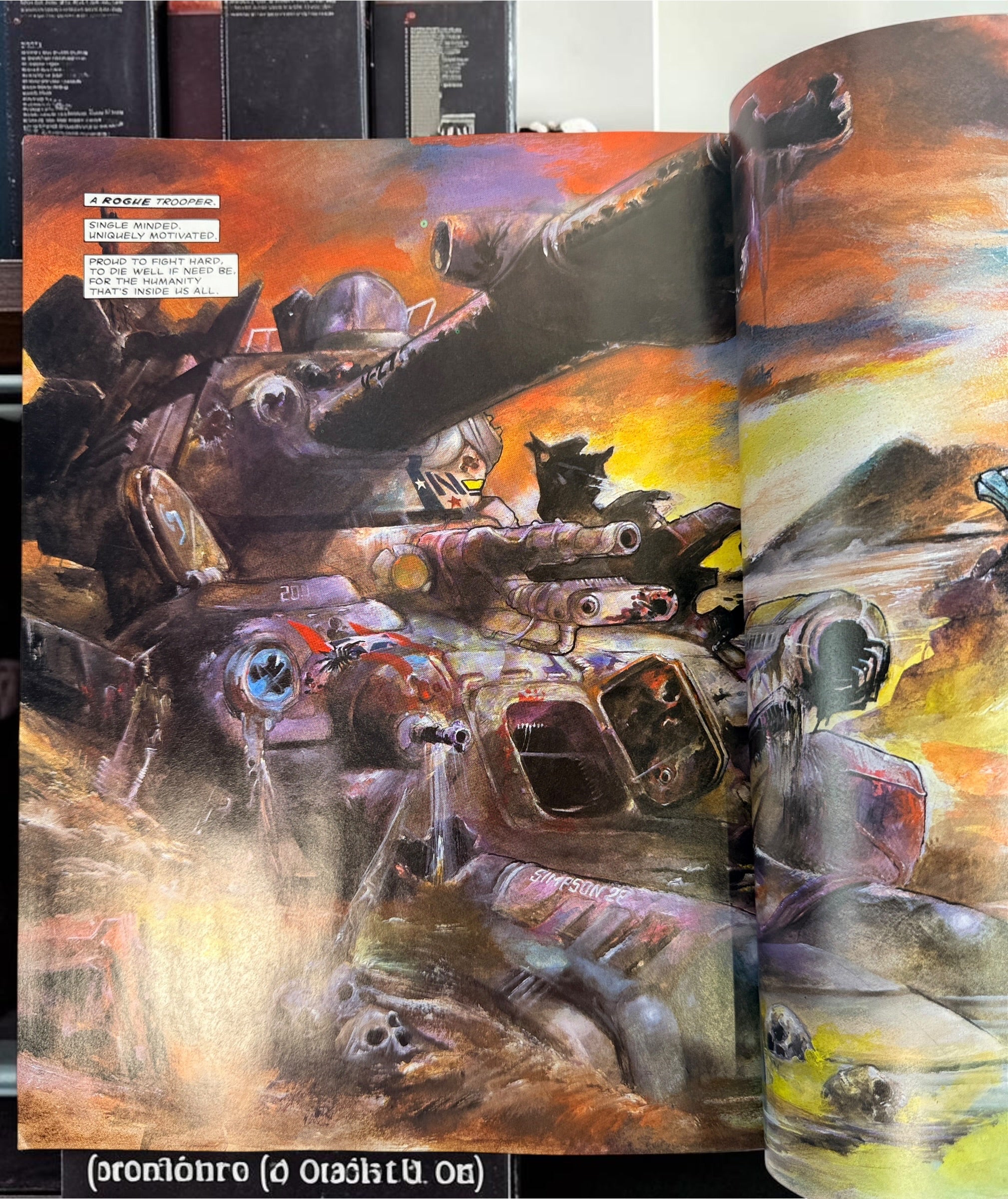 1993 Heavy Metal War Machine Vol. 7 #1 special featuring Simon Bisley cover art, Rogue Trooper and Max Carnage. Vintage sci-fi comic collectible.