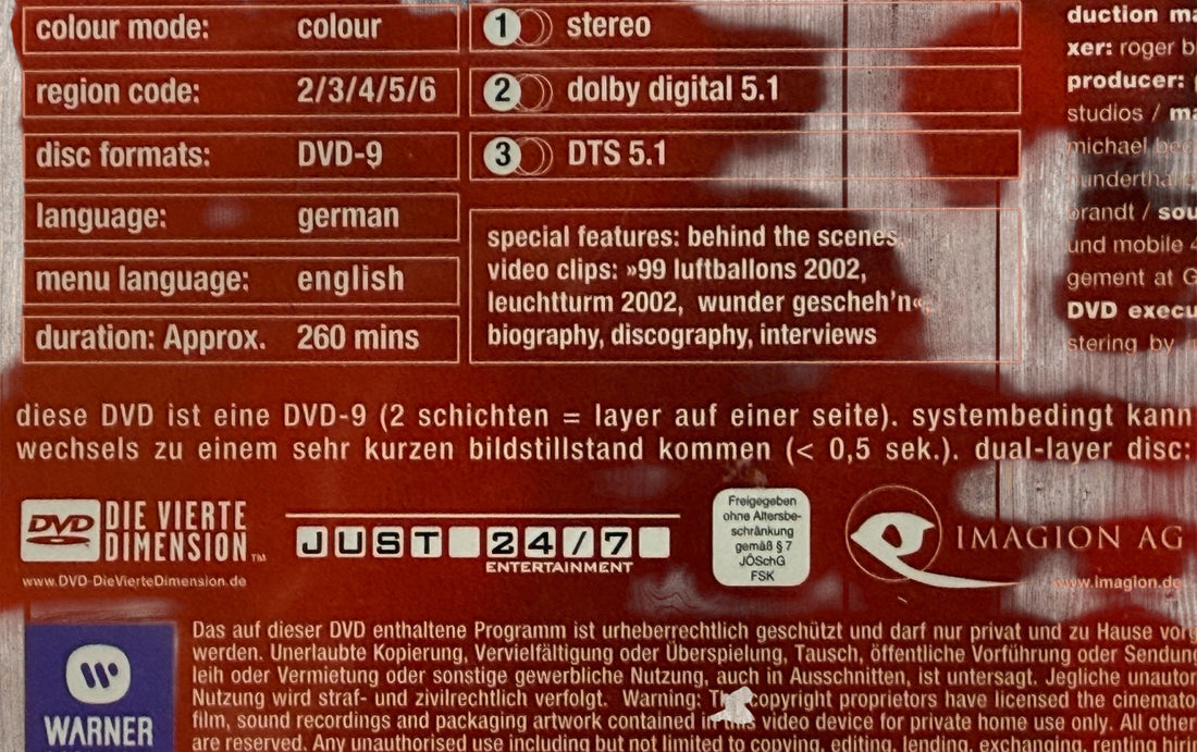 Nena, Nena Feat. Nena Live 2DVD + CD Set.