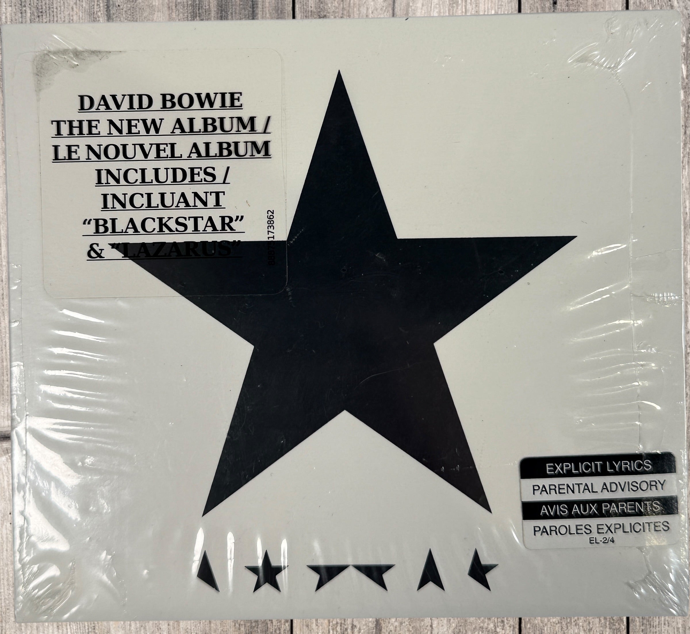 David Bowie, Blackstar, 2016 Sealed CD Album. – Éco-Dépôt Montréal