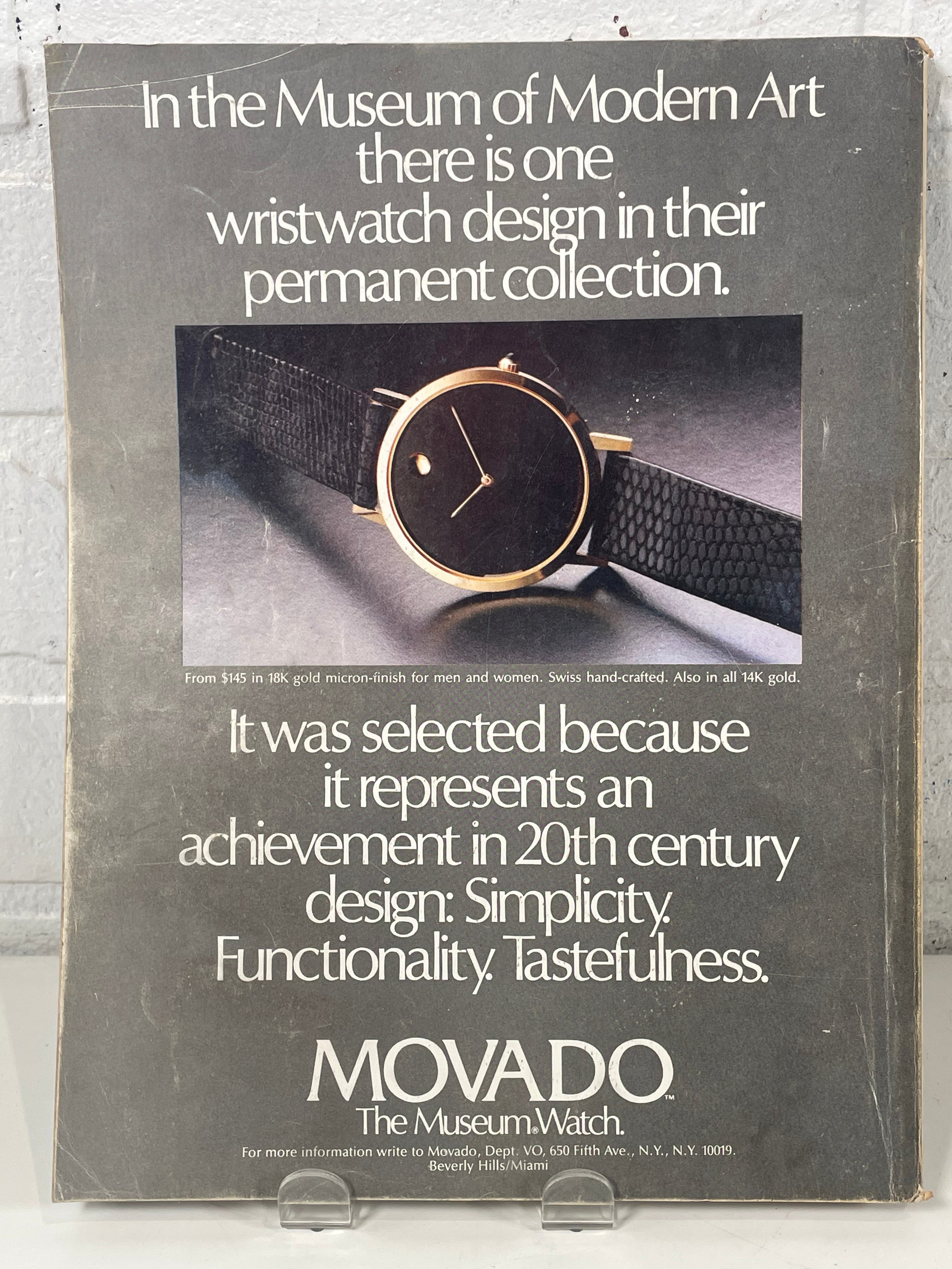 Magazine Vogue Août 1983. Isabella Rossellini