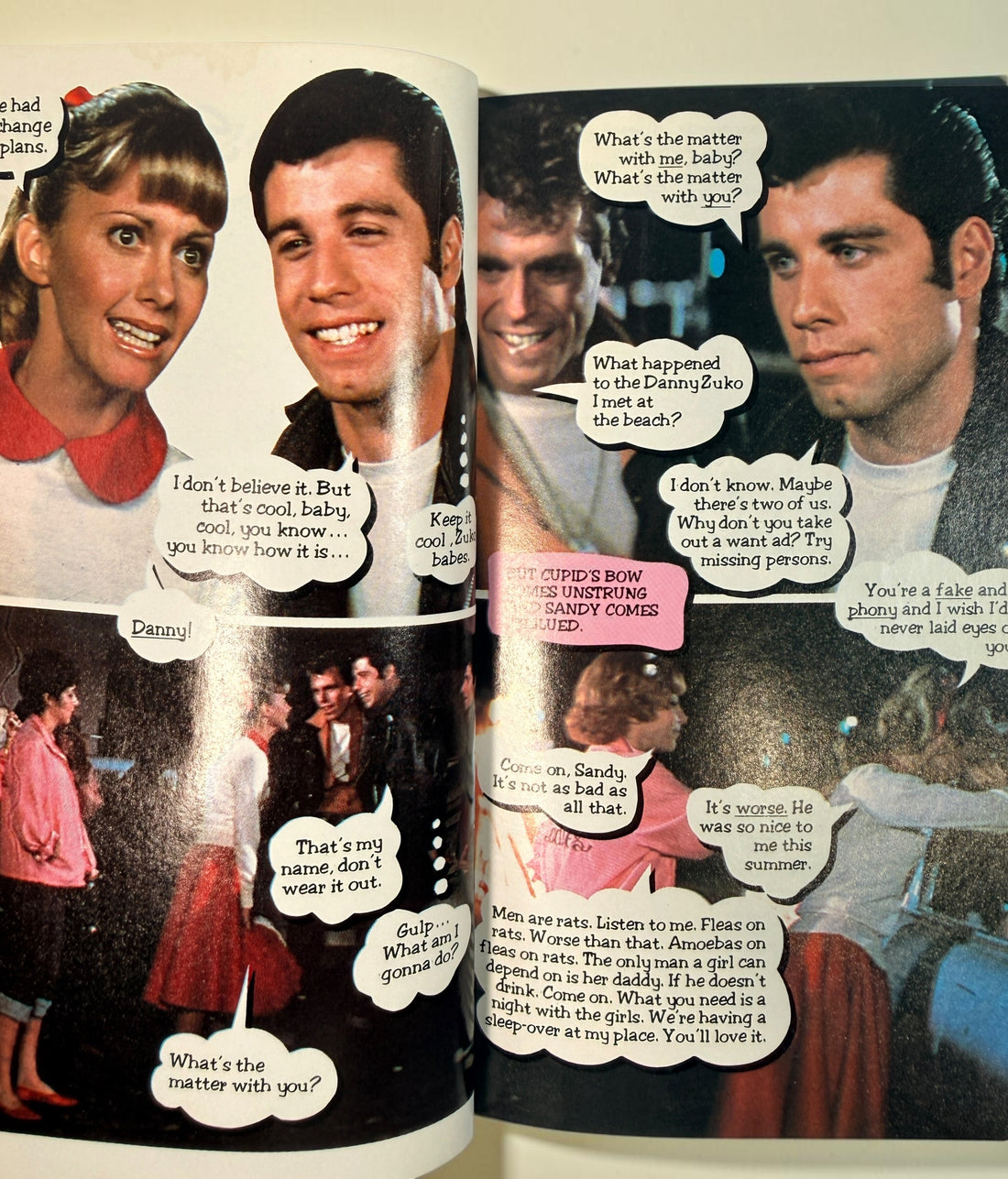 Vintage 1978–79 Fotonovel lot with Lord of the Rings, Battlestar Galactica and two Grease editions. Four collectible movie photobooks.