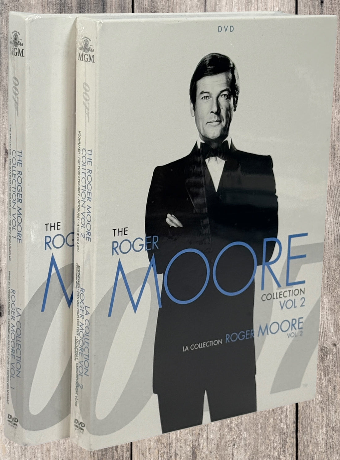 James Bond, Roger Moore Collection,  Vol 1 & 2 Sealed,  DVD Box Sets.