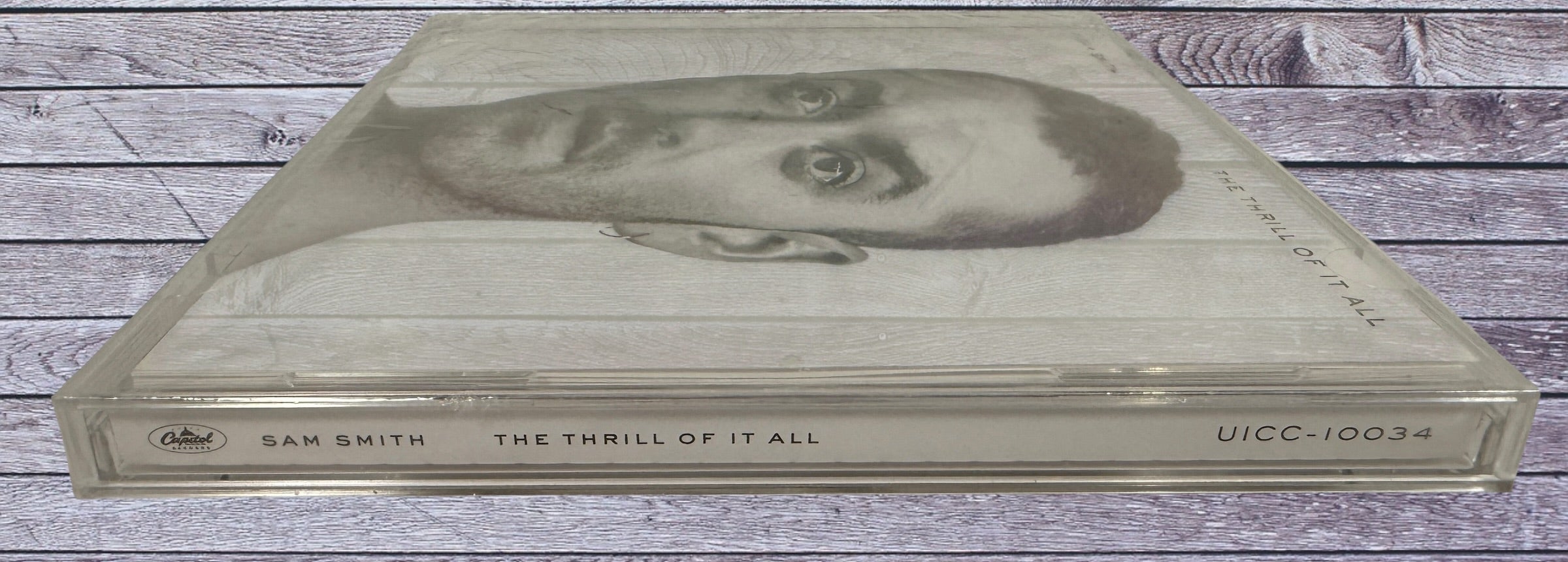 Japanese edition of Sam Smith The Thrill Of It All CD with bonus tracks Leader of the Pack and Blind Eye. Clean copy with original artwork and jewel case.