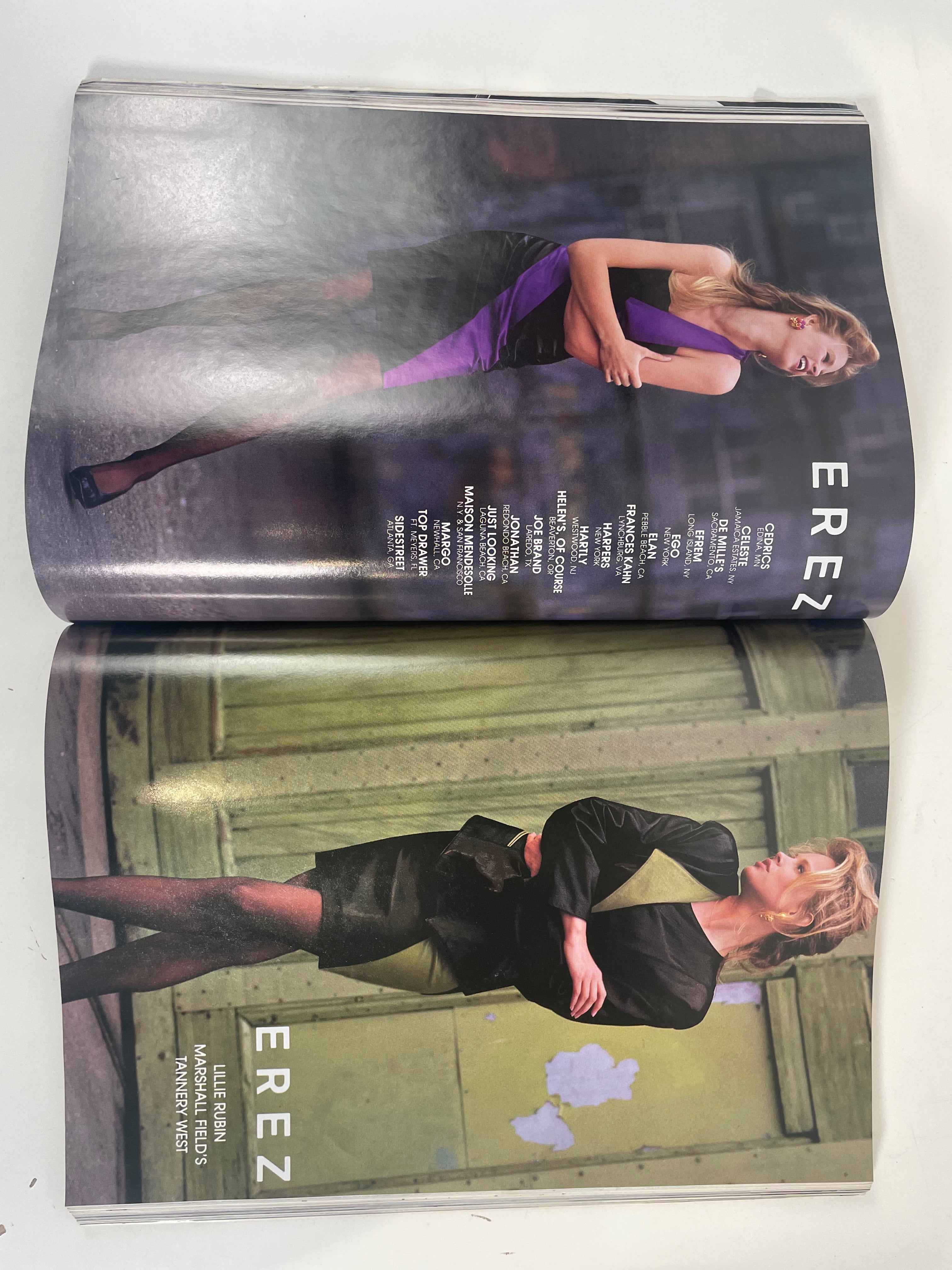 Magazine Vogue vintage d'août 1990, couverture de Claudia Schiffer.