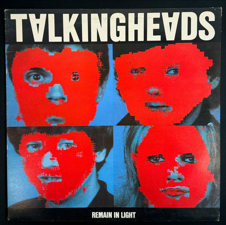 1980 Talking Heads Remain in Light Canadian vinyl LP XSR 6095 on Sire Records with original illustrated inner sleeve and lyric insert.