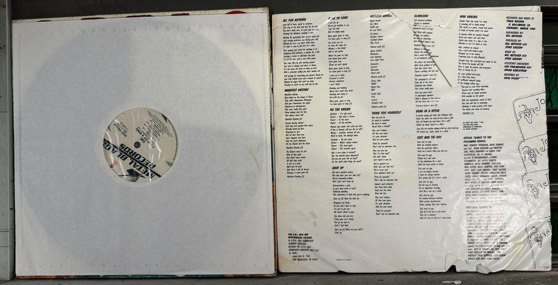 Original 1988 D.R.I. 4 of a Kind vinyl LP on Metal Blade Records, D1-73304. Classic crossover thrash and hardcore punk collectible.