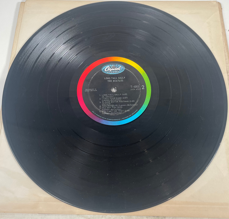 The Beatles Long Tall Sally,Vinyl 1964 Canadian Release T6063 Vintage