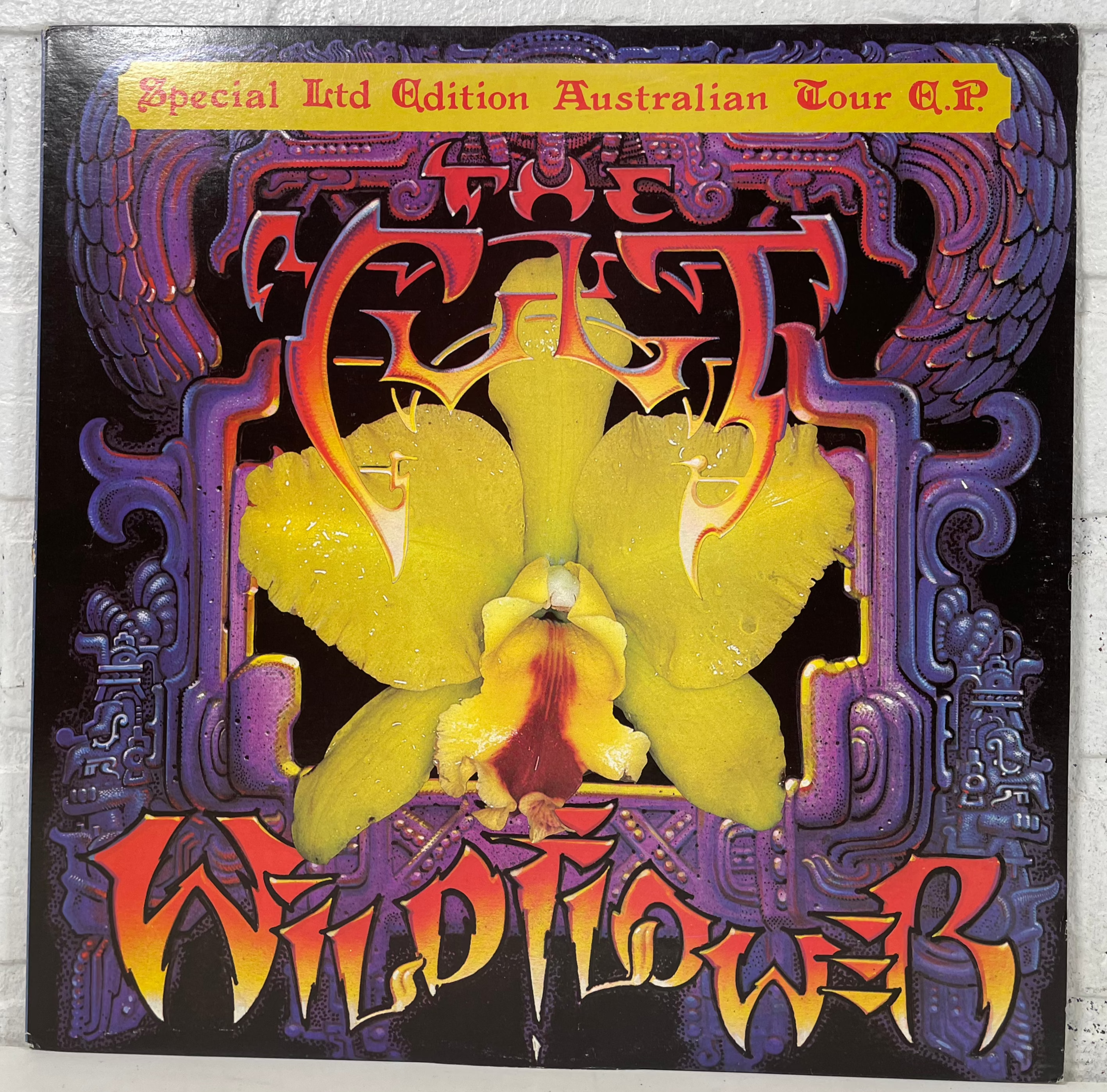 The Cult. Wildflower, Ltd Edition Australian Tour EP. 1987 Beggars Banquet, Virgin Australia Records