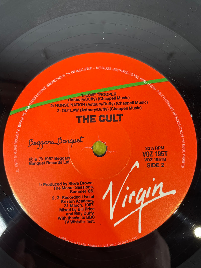 The Cult. Wildflower, Ltd Edition Australian Tour EP. 1987 Beggars Banquet, Virgin Australia Records