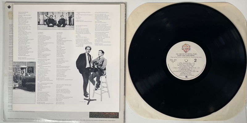 Simon & Garfunkel, The Concert in Central Park. 1982 Warner Bros Records.W/Booklet