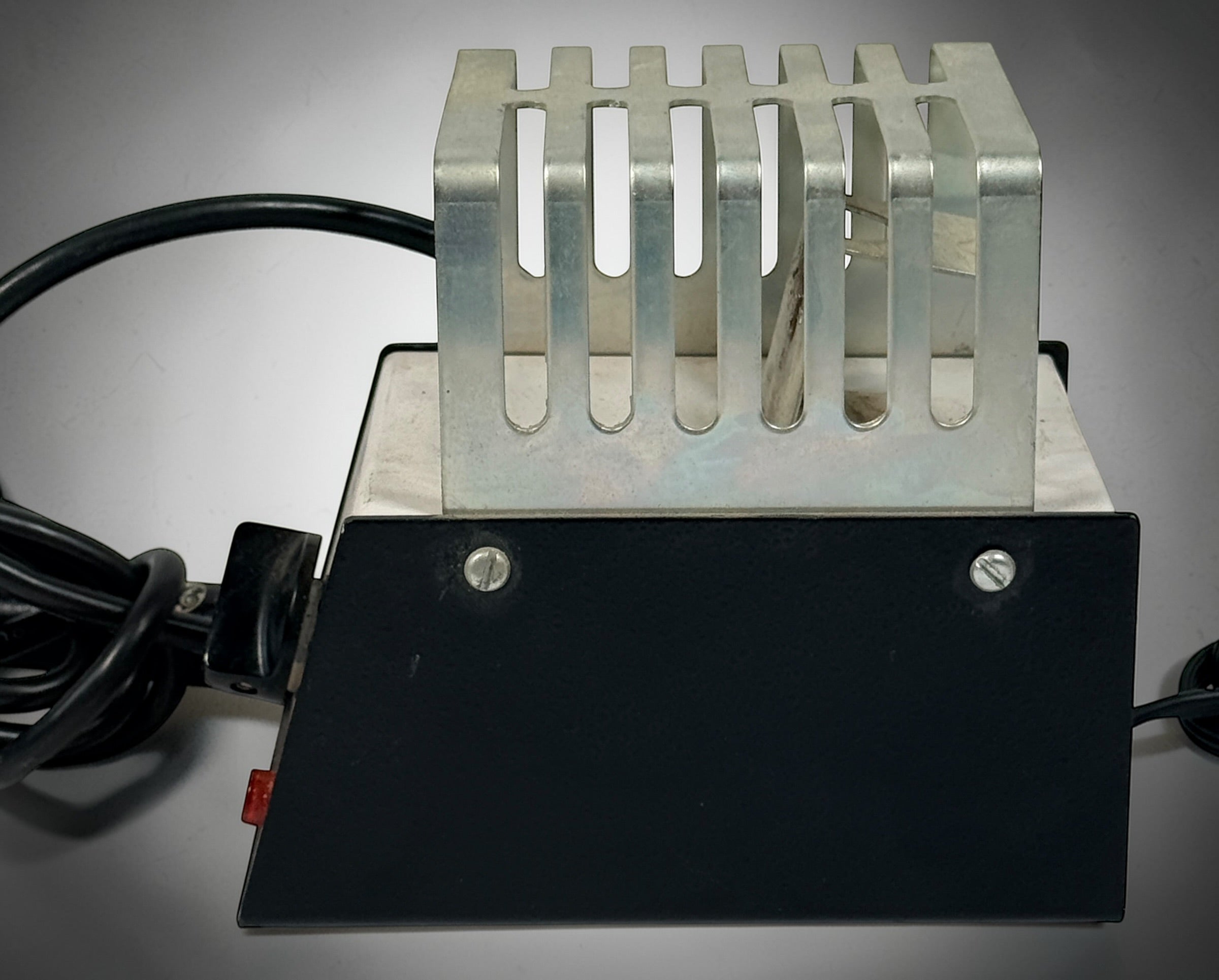 Vintage Heathkit GH-17A soldering station with GE 6A203 gun. Tested working adjustable heat control. Classic 1960s electronics lab tool, USA made.