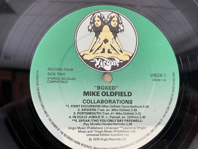 Mike Oldfield Boxed 4x Vinyl LP Compilation Box Set Virgin VBOX1.