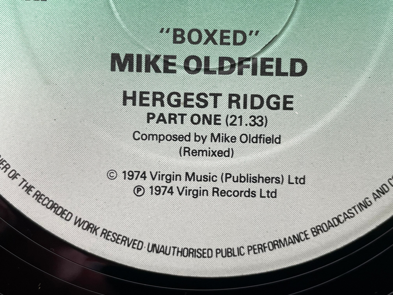 Mike Oldfield Boxed 4x Vinyl LP Compilation Box Set Virgin VBOX1.