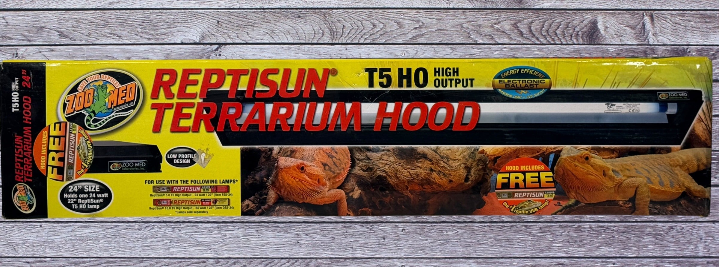 Zoo Med ReptiSun T5 HO 24 in Terrarium Hood, New. – Éco-Dépôt Montréal