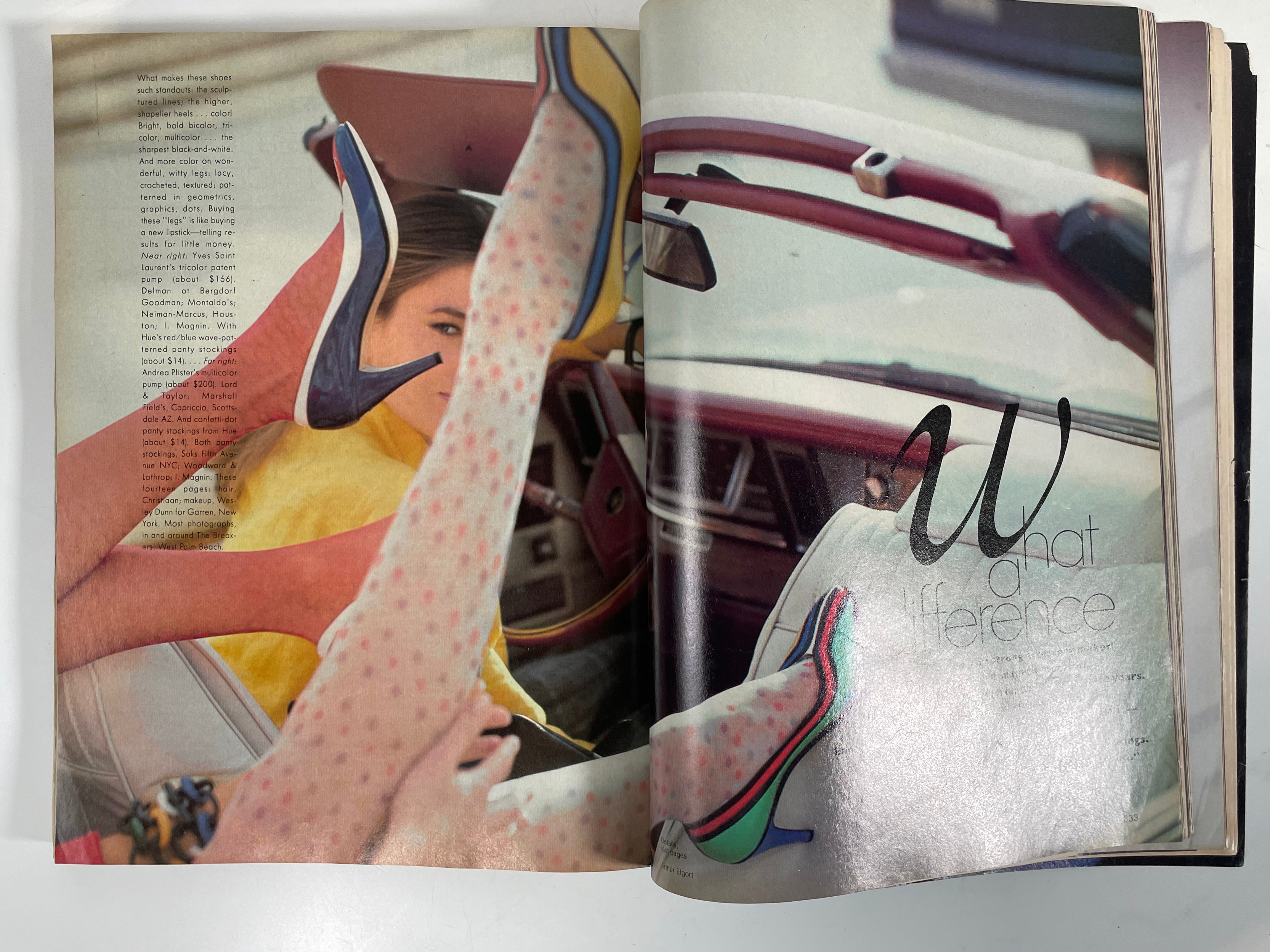 Vintage Vogue Magazine March 1983 Lauren Helm SMART!