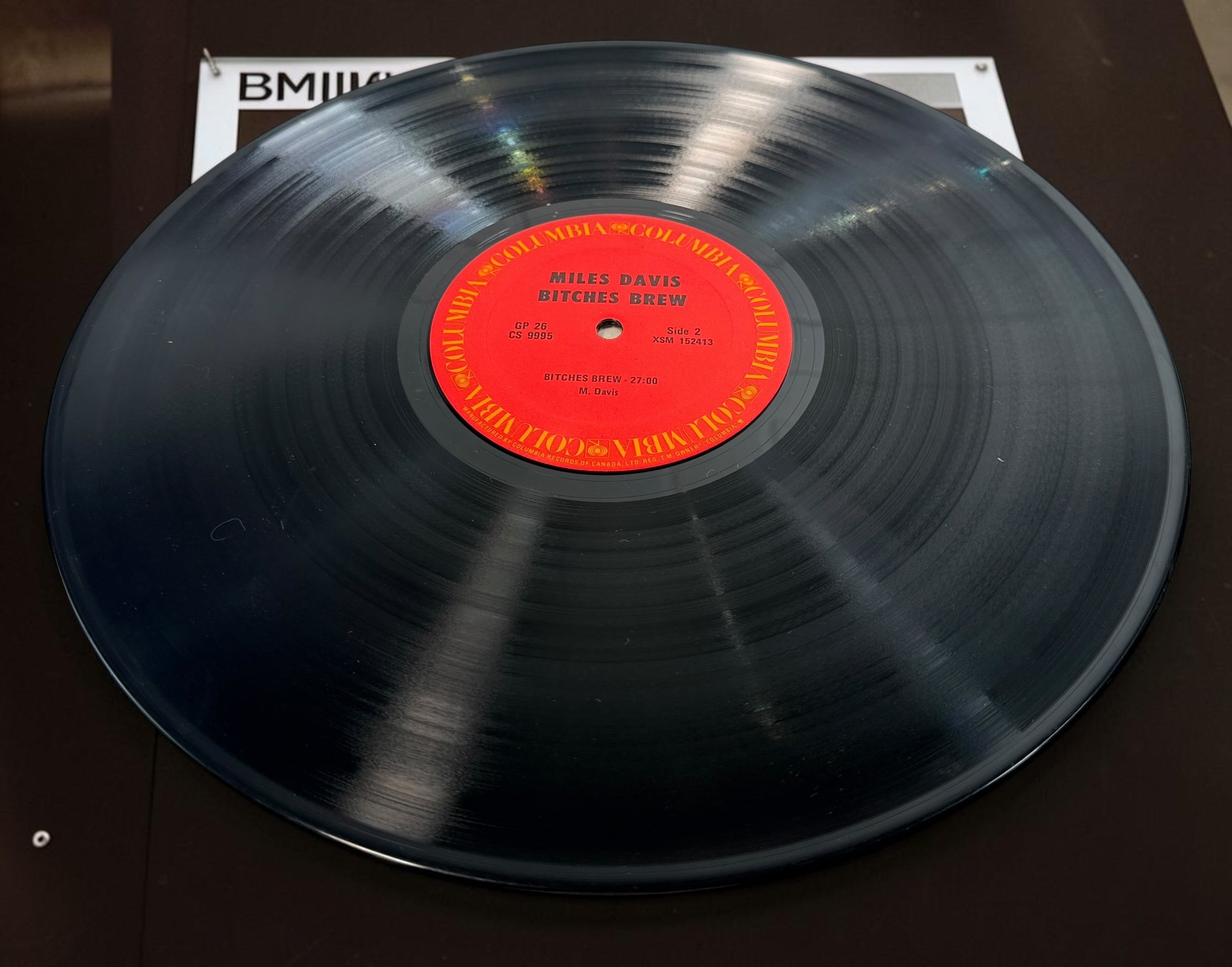 1970s Miles Davis Bitches Brew 2LP – Canadian Columbia GP 26 – Éco