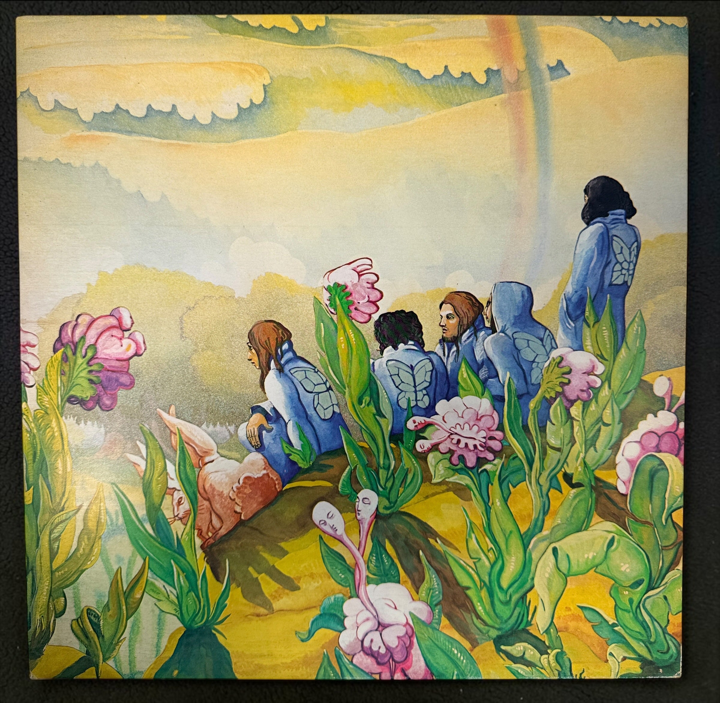 1975 Harmonium Les Cinq Saisons vinyl LP, Celebration CEL 1900 Canadian pressing with gatefold sleeve and illustrated insert. Quebec prog classic.